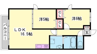 ルークレジデンスNUEVEの物件間取画像